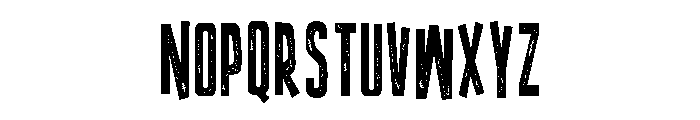 ZP Varsity Voodoo Sans Condensed Font UPPERCASE