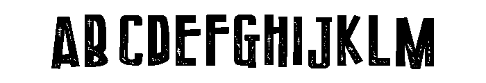 ZP Varsity Voodoo Sans Expanded Font UPPERCASE