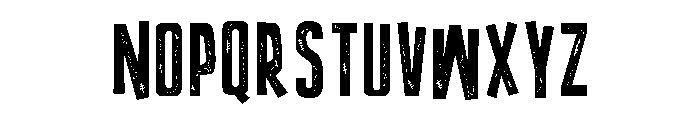 ZP Varsity Voodoo Sans Font UPPERCASE