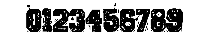 ZP Varsity Voodoo Too Expanded Font OTHER CHARS