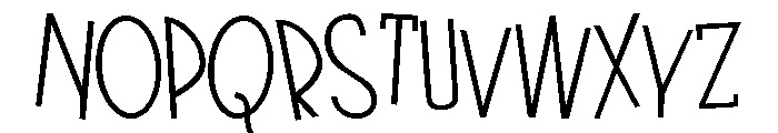 ZP Vodka Hangover Font UPPERCASE