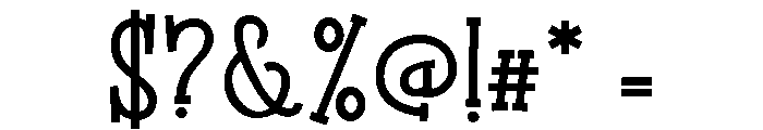 ZP Vodka Martini Bold Font OTHER CHARS