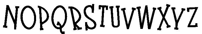 ZP Vodka Martini Bold Font UPPERCASE
