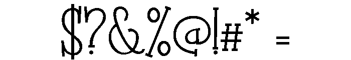 ZP Vodka Martini Font OTHER CHARS