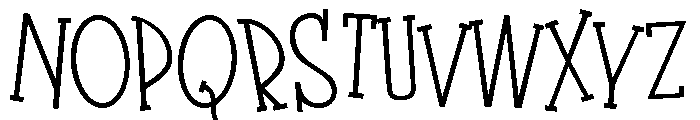 ZP Vodka Martini Font UPPERCASE