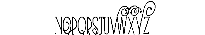 ZP Vogue Valentine Condensed Font UPPERCASE