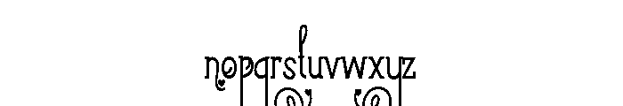 ZP Vogue Valentine Condensed Font LOWERCASE