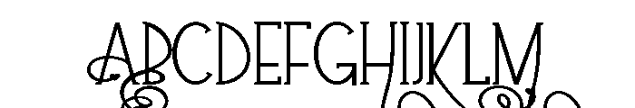 ZP Vogue Valentine Expanded Font UPPERCASE