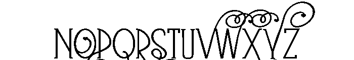 ZP Vogue Valentine Expanded Font UPPERCASE