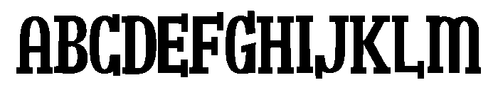 ZP Wicket Font UPPERCASE