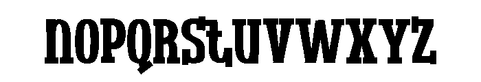 ZP Wicket Font LOWERCASE