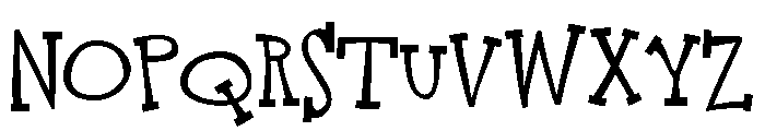 ZP Yellow Cab Font UPPERCASE