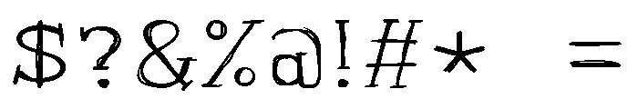 ZP Yeti Caps Another Expanded Font OTHER CHARS