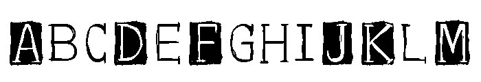 ZP Yeti Caps Another Font UPPERCASE
