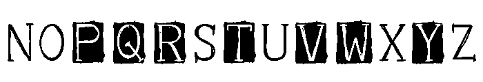 ZP Yeti Caps Another Font UPPERCASE