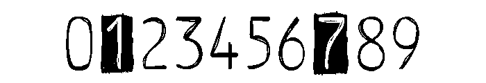 ZP Yeti Caps Condensed Font OTHER CHARS