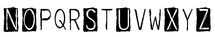 ZP Yeti Caps Condensed Font LOWERCASE