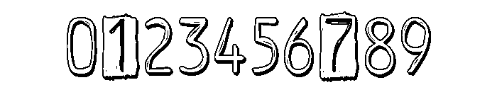 ZP Yeti Caps Shadow Condensed Font OTHER CHARS