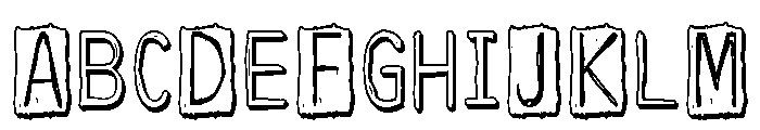 ZP Yeti Caps Shadow Condensed Font UPPERCASE
