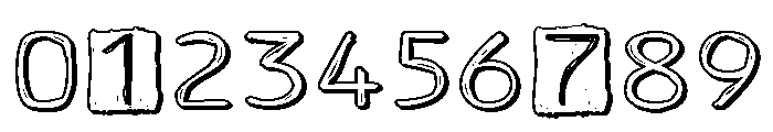 ZP Yeti Caps Shadow Expanded Font OTHER CHARS