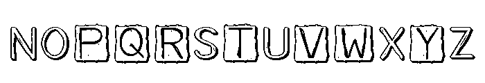 ZP Yeti Caps Shadow Expanded Font UPPERCASE