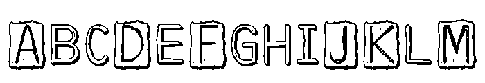 ZP Yeti Caps Shadow Font UPPERCASE