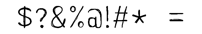 ZP Yeti Caps Font OTHER CHARS