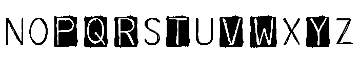 ZP Yeti Caps Font UPPERCASE