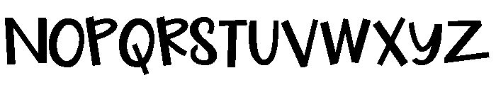 ZP Yonkers Bold Font UPPERCASE