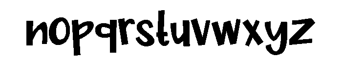 ZP Yonkers Bold Font LOWERCASE