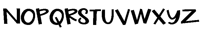 ZP Yonkers Expanded Bold Font UPPERCASE