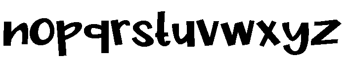 ZP Yonkers Expanded Bold Font LOWERCASE