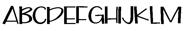 ZP Yonkers Expanded Font UPPERCASE