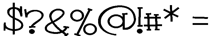 ZP Youthquake Expanded Font OTHER CHARS