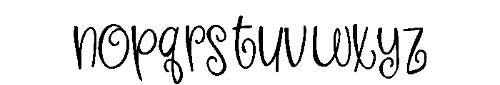 ZPAphelia Font LOWERCASE