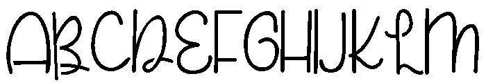 ZPBethoughtStencil Font UPPERCASE