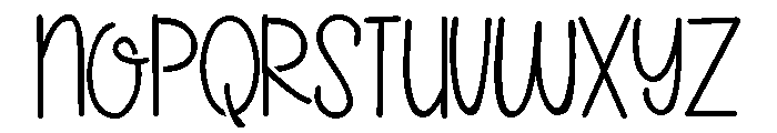 ZPBethoughtStencil Font UPPERCASE