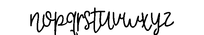 ZPBethoughtStencil Font LOWERCASE