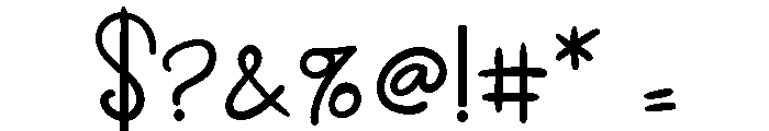 ZPCarnation Font OTHER CHARS