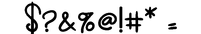 ZPCarnationBold Font OTHER CHARS