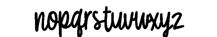 ZPCarnation Font LOWERCASE