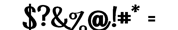 ZPCattitude Font OTHER CHARS