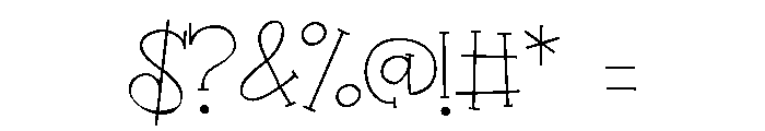 ZPChickfeet Font OTHER CHARS