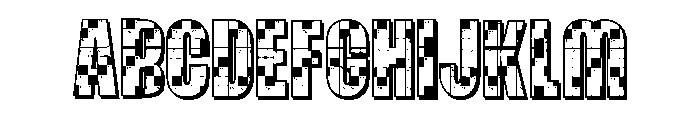 ZPCrosswords Font UPPERCASE