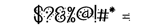 ZPFreezingFructose Font OTHER CHARS