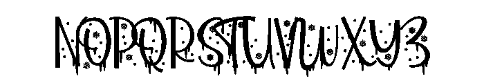ZPFreezingFructose Font UPPERCASE