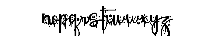 ZPFreezingFructose Font LOWERCASE