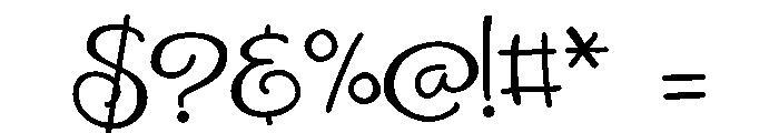 ZPMightyFine Font OTHER CHARS