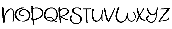 ZPMightyFine Font UPPERCASE