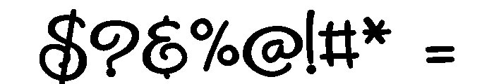 ZPMightyFineDemibold Font OTHER CHARS